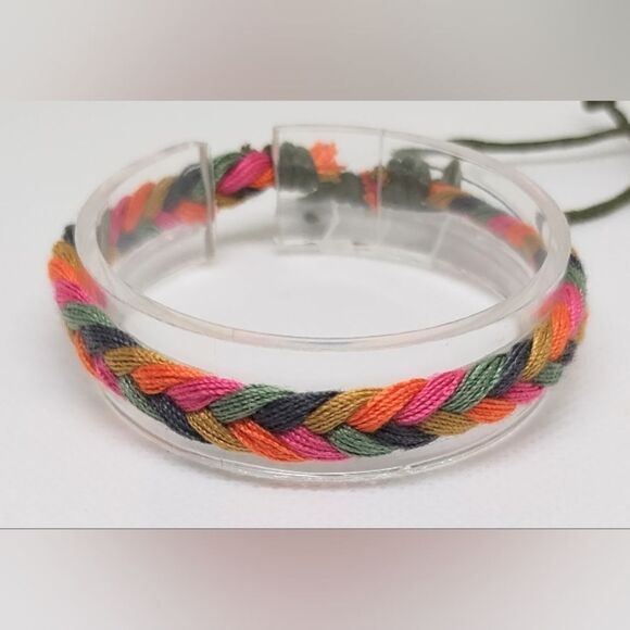 Men's bracelet braided new e76 - Picture 1 of 1